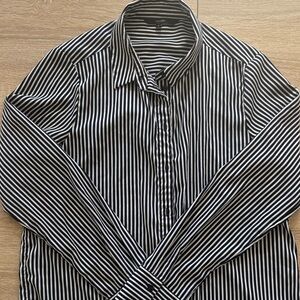 Vero Moda Black and White Striped Shirt